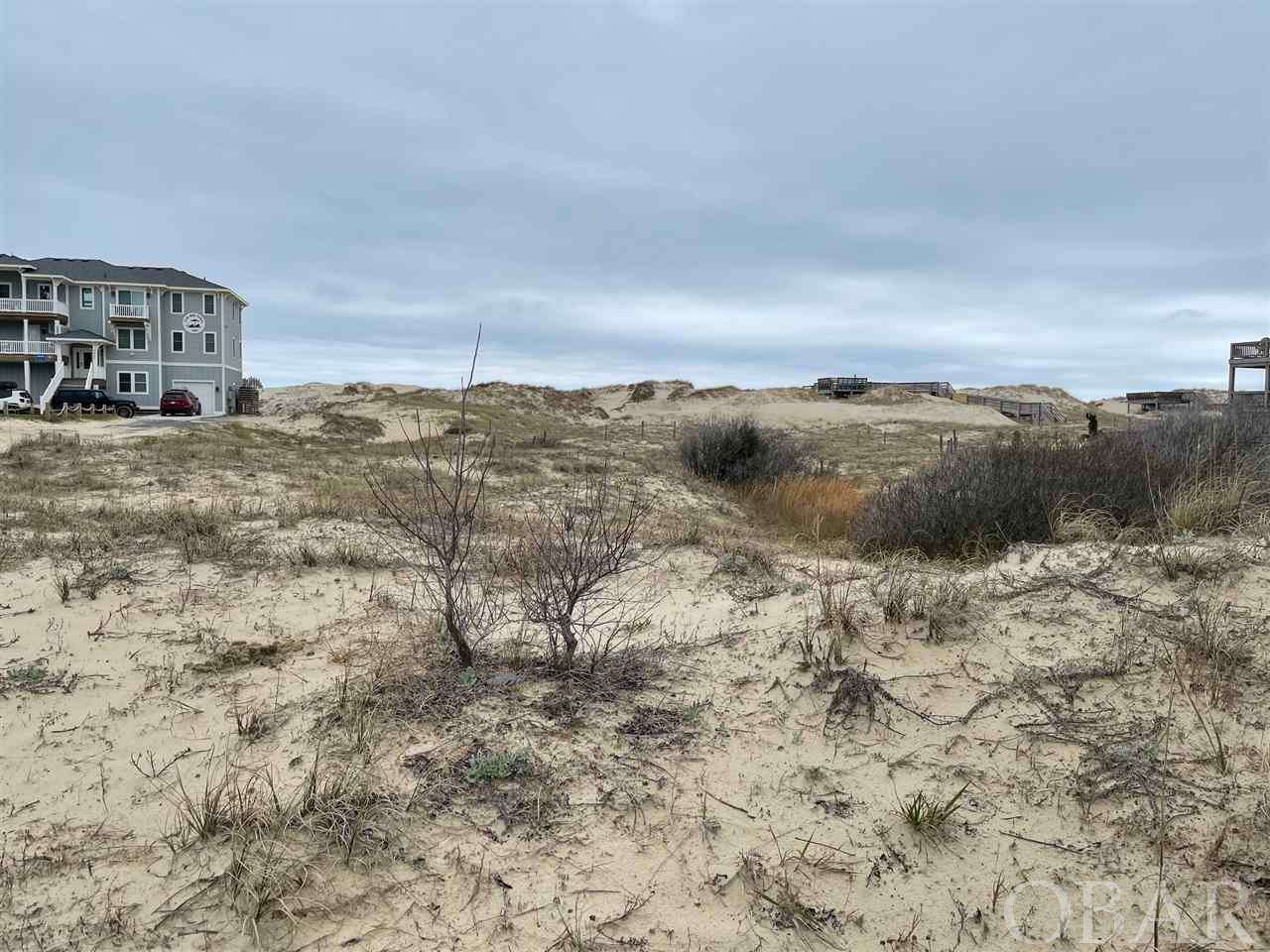 Excellent oceanfront lot with great elevation and a robust primary dune.  Plenty of room for a large home if desired.  80 ft of ocean frontage.  WOuld make a perfect site for a future vacation home or investment property.