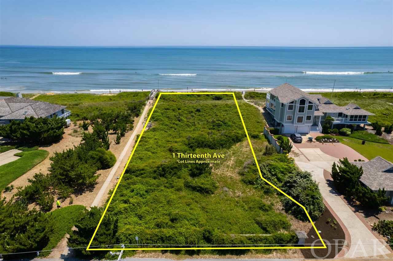 Bound only by the limitless sky and seemingly endless sea, rare oceanfront jewels like this premier oceanfront lot in Southern Shores are quickly becoming a once-in-a-lifetime opportunity. Nearly a half-acre of untouched beauty awaits your master touch. Located in the town's northernmost community of Sea Crest Village, proximity to Duck with all its fine eateries, shopping adventures and unlimited recreational opportunities, is just moments away. So come, build your dream home and experience all the best the Outer Banks has to offer! This quiet street in Southern Shores is host to many private year round and 2nd home families who treasure passing neighbors by on their daily beach walks. The cul-de-sac also appreciates the Thirteenth Ave stop light for ease of navigation to Duck or the south beaches. For the investor, estimates from local property management for an impressive income-producing vacation home are available. Call for details.