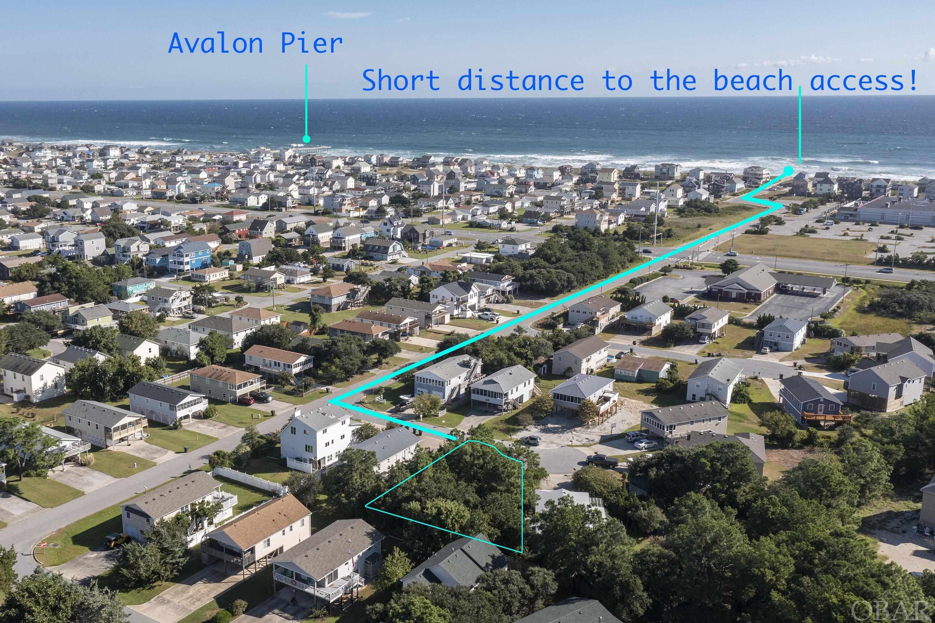 Great Central Kill Devil Hills Location - X Flood Zone!  Short walk to the beach via lighted crosswalk at Fifth Street.  Restaurants and shops are also nearby.  There is a possibility of an ocean view from a 2nd floor reverse floor plan.  Don't miss this opportunity to own a slice of paradise.  Call today!