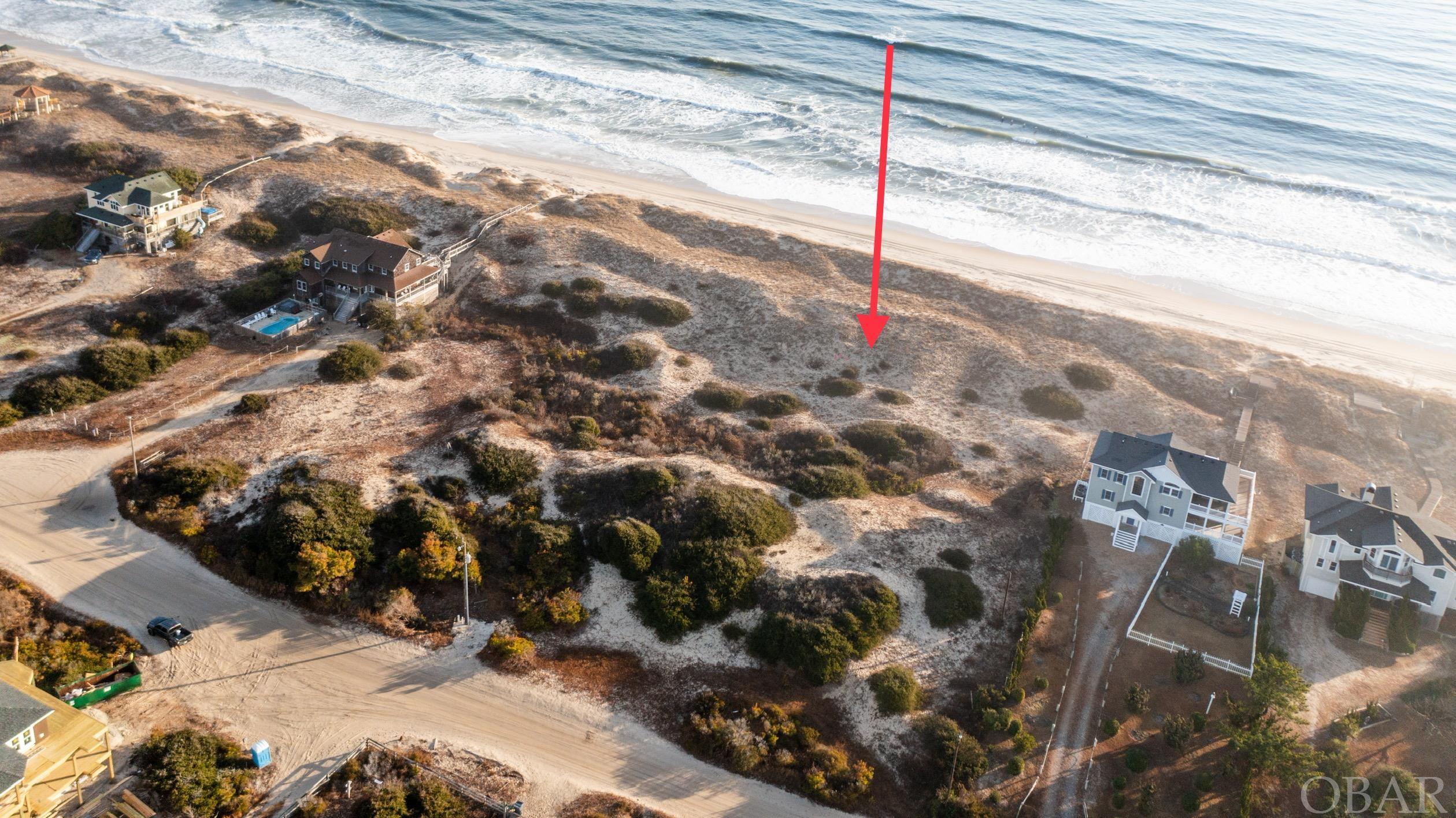 Great oceanfront lot with plenty of room to build in the preferred "X" flood zone! Views galore !! Wild horses for company. Survey in associated docs. GIS Flood Zone info (approx) in assoc docs.