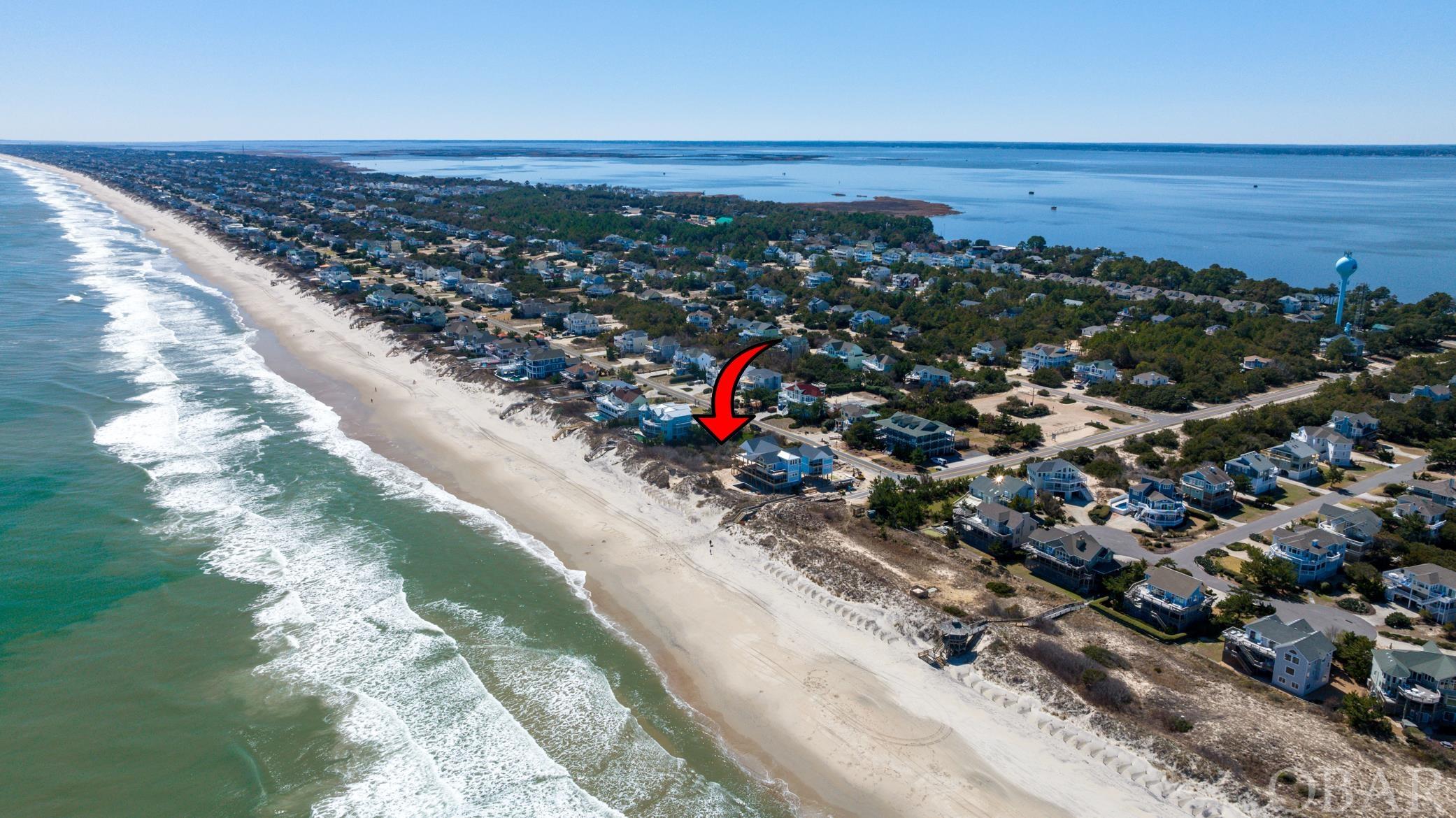 Beautiful Oceanfront Lot ready for you to build your dream vacation home!  This lot has 100 ft frontage on the Ocean and is one if the few remaining oceanfront lots to build on in the community! Conveniently situated in Whalehead Beach this property has easy access to amenities and conveniences in Corolla as well as the breathtaking ocean views!