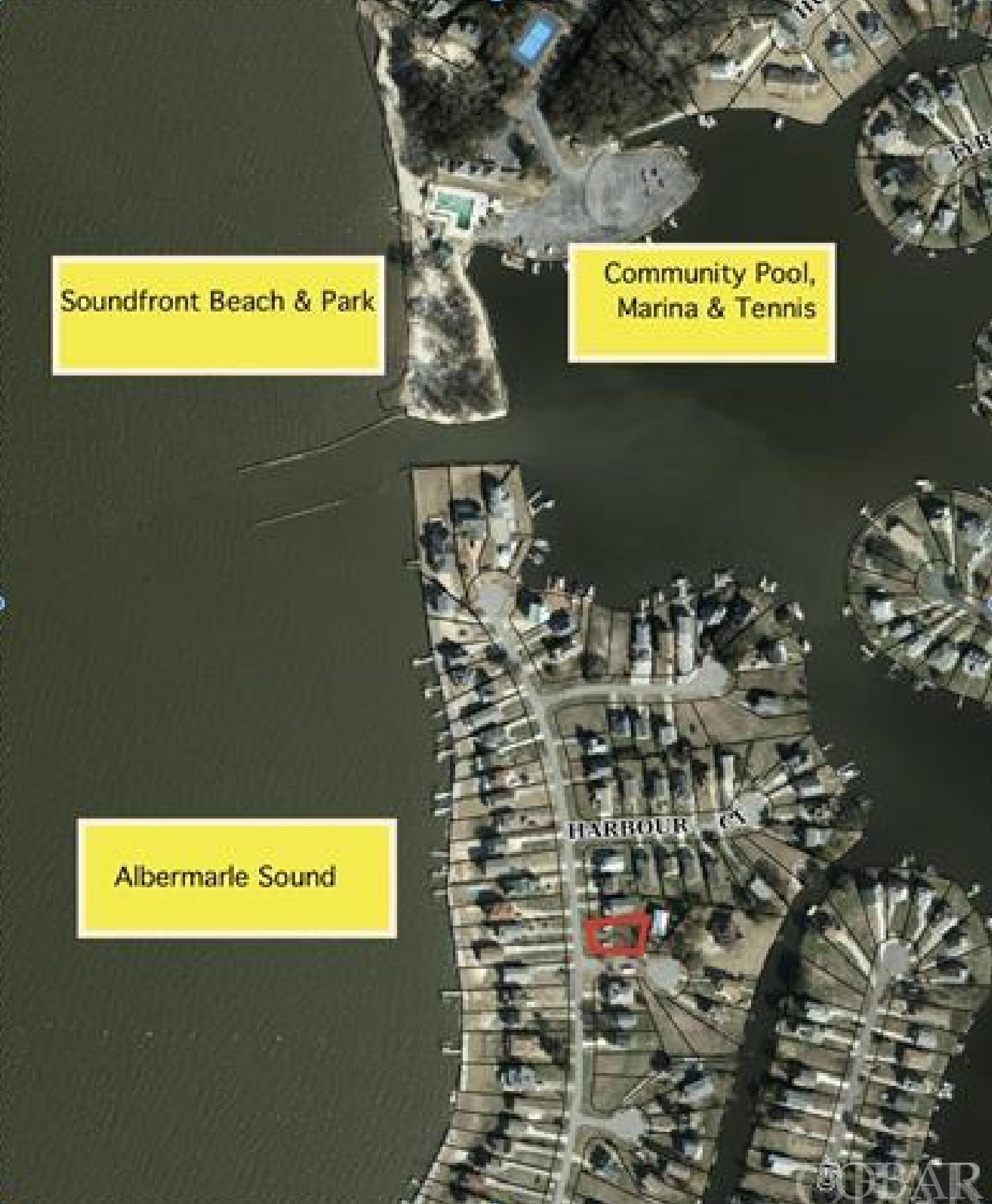 Cleared 8,000 sq.ft semi sound front lot with water views! Perfect opportunity to build your investment, 2nd home or a primary residence. Enjoy the Island Life of Colington Harbour! The Outer Banks of North Carolina's hidden secret is located off the beaten path yet minutes to the lifeguard beach access. Colington Harbour is a waterfront community with 24hr guard-gated security. Take a bike ride to the soundfront beach for amazing sunsets, a dip in the community saltwater pool, play some tennis or basketball and enjoy all your water-sport adventures by utilizing the community boat ramp. Pool and Tennis minimal fee.  Call today!