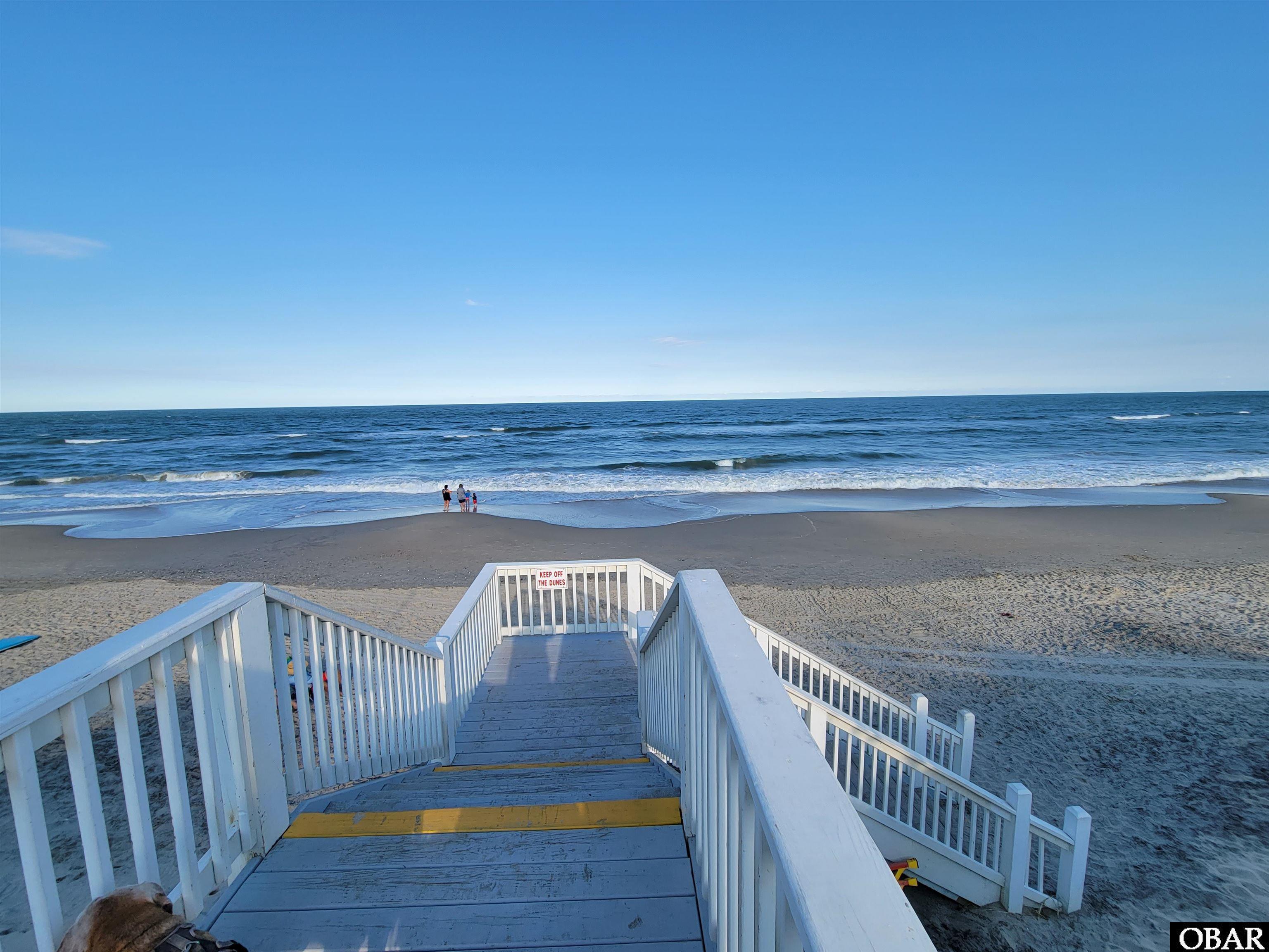 Ocean front pool beach access