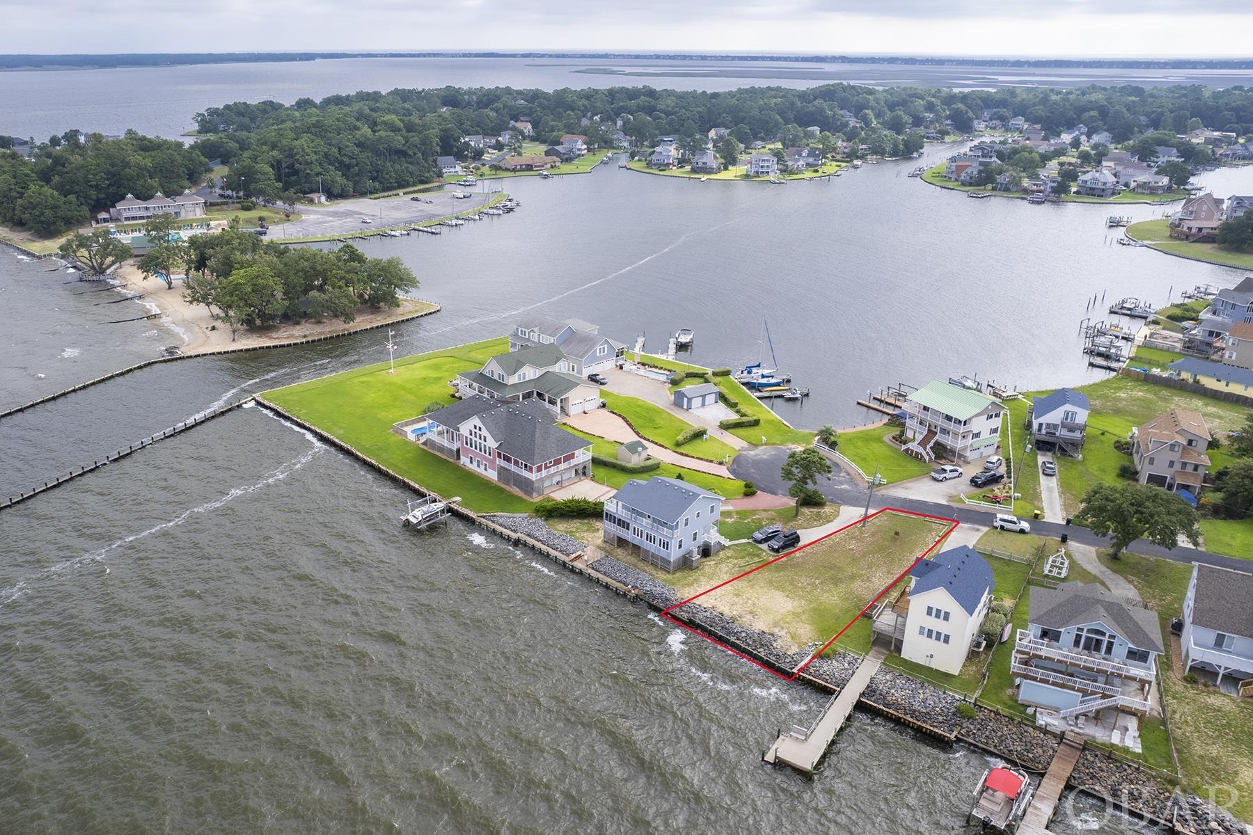 Build your dream home with views that most may only hope for!!  Imagine having the wide open waters in your backyard.  With 74 feet of water frontage you're sure to embrace a "waterman's lifestyle".  The cleared, level lot, combined with a newer bulkhead, allows you to start your new build without all the land prep hassle! Seller is even willing to share house plans as a bonus...talk about having the work done for you!!   Drone shots coming later today/tomorrow!