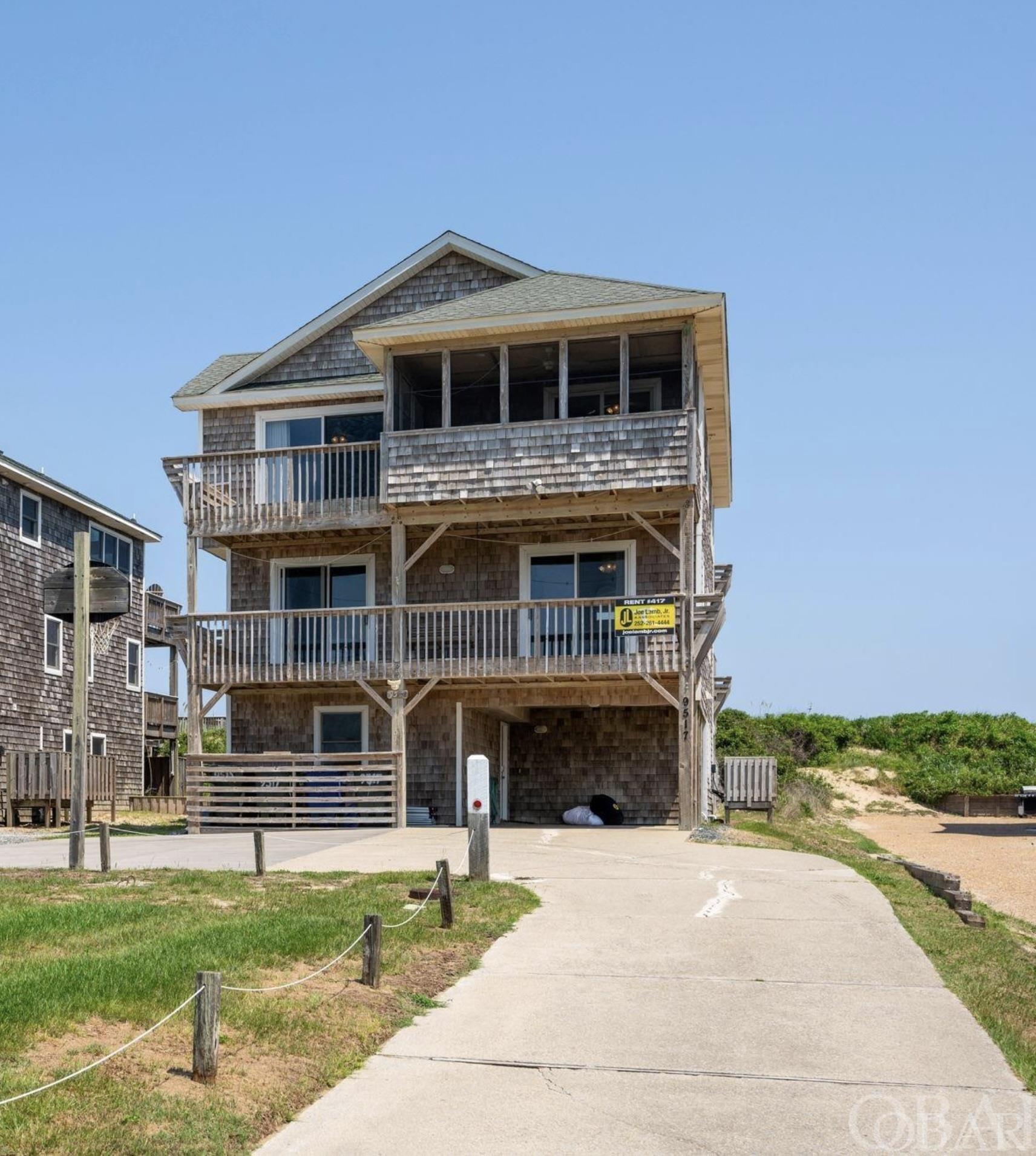 Oceanfront in South Nags Head with elevator, 7 bedrooms and 5 and ½ baths, perfectly named “Just Like Heaven”.    The home is well appointed, beautifully decorated and has an established rental performance history.  The living areas provide an open floor plan.  The outdoor features of this lovely home include an elevated walkway to the ocean, pool with heater, hot tub and multiple decks and a patio to enjoy the serene ocean views, parking for 7 vehicles, basketball goal, fish cleaning station and outdoor shower.  Ideally located in South Nags Head with convenient access to the Outer Banks Pier, Pea Island, Oregon Inlet Fishing Center, shopping, dining, entertainment and all the Outer Banks has to offer.