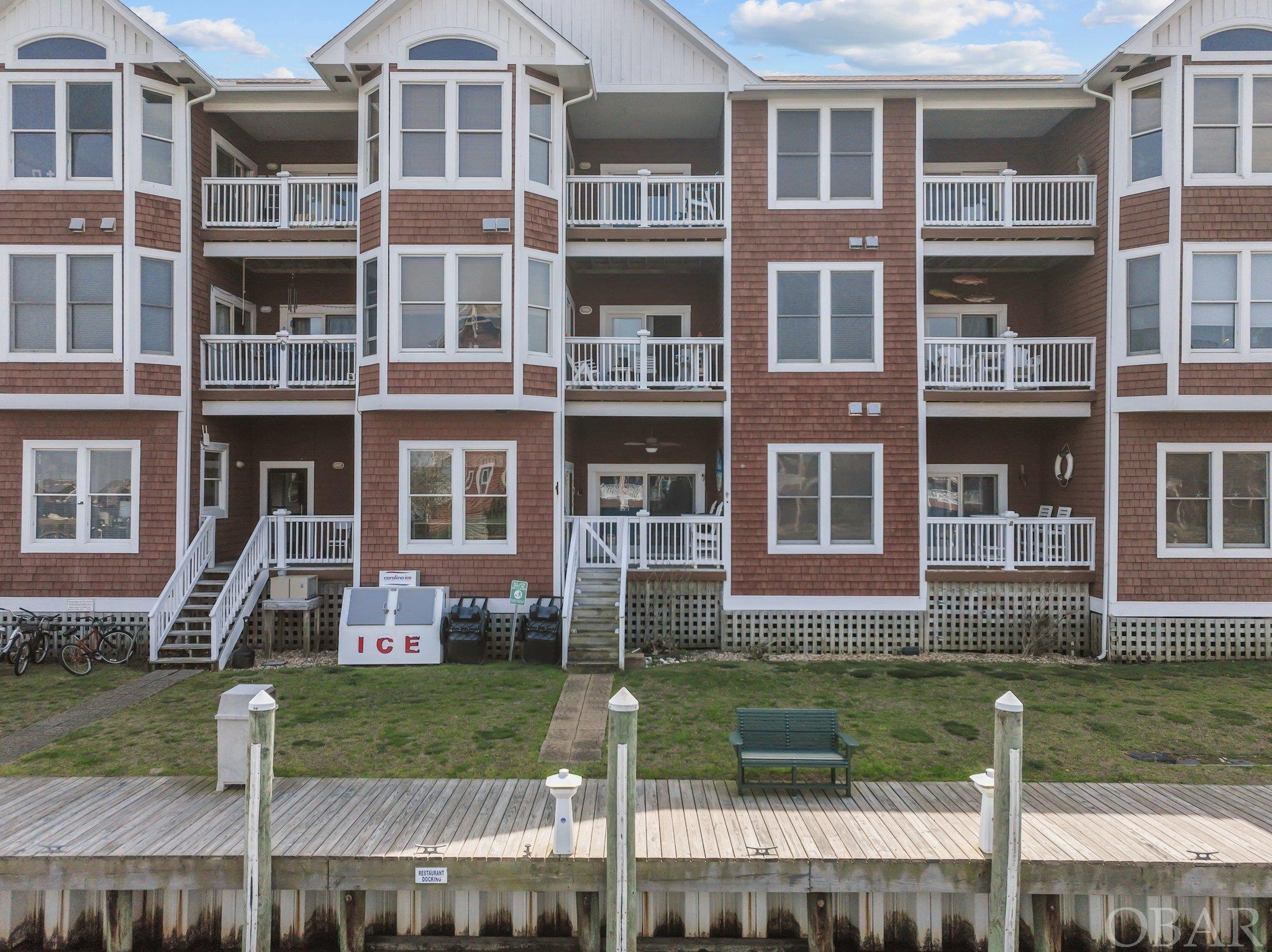 1103 S Bay Club Drive Back Deck overlooking the marina