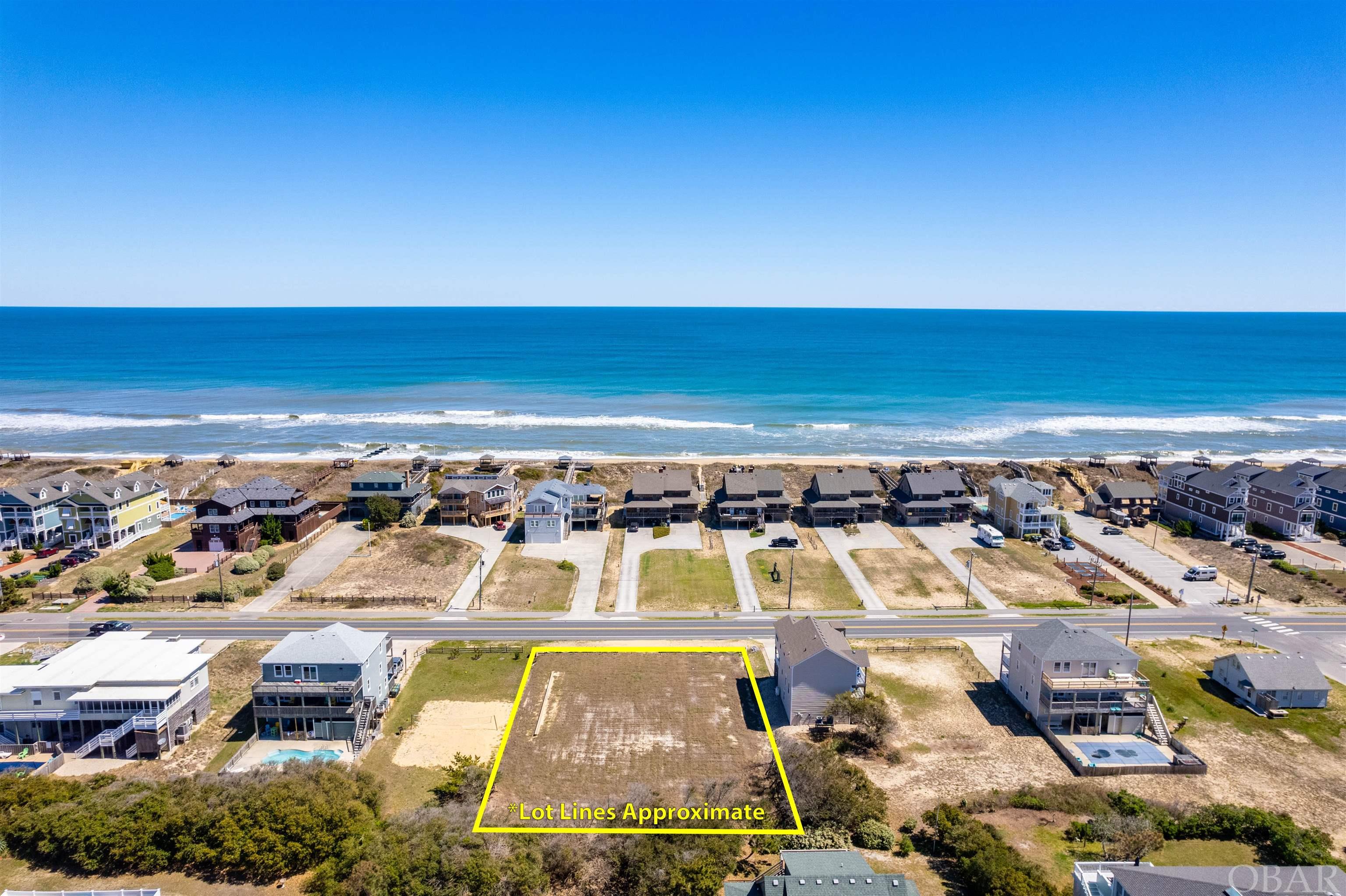 It's always a good morning when you wake up up to ocean breezes & stunning sunrises in Nags Head NC. This primo semi oceanfront location can provide that and much more with easy access to shopping, dining, Front Porch Cafe, Nags Head Pier and offers a beach access point at the locals favorite at Abalone Street, just 3 lots south. This large 15,767 sq ft X flood zone lot is 100 %ready to go. Owners had all site work, fill and house plans drawn up and approved for construction with a super unique U shaped design. Over $50,000 in fill and site work are in place making this canvas ready for your masterpiece. There is limited land left along the Outer Banks and 100 foot plus wide vacant lots are almost non existent making this an opportunity you should pounce on. House plans available separately. Invest in a lifestyle of cherished memories as each day builds your memory bank full of love. Contact us today to make your dream a reality!