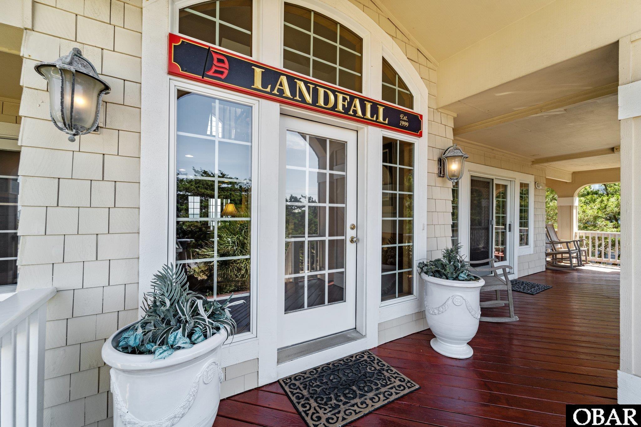 Welcome to 'Landfall' at 58055 South Beach Ct in Hatteras, NC. Step through the front door of this  oceanfront luxury home and into a world of coastal elegance and comfort.