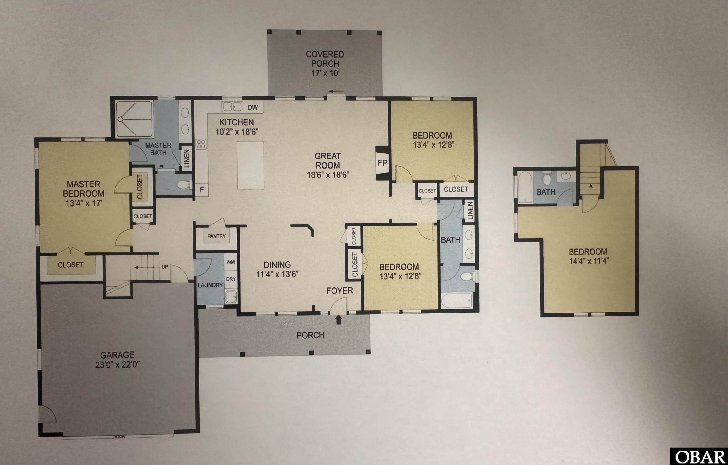 1542 Tulls Creek Road, Moyock, NC 27958, 4 Bedrooms Bedrooms, ,3 BathroomsBathrooms,Residential,For sale,Tulls Creek Road,125771
