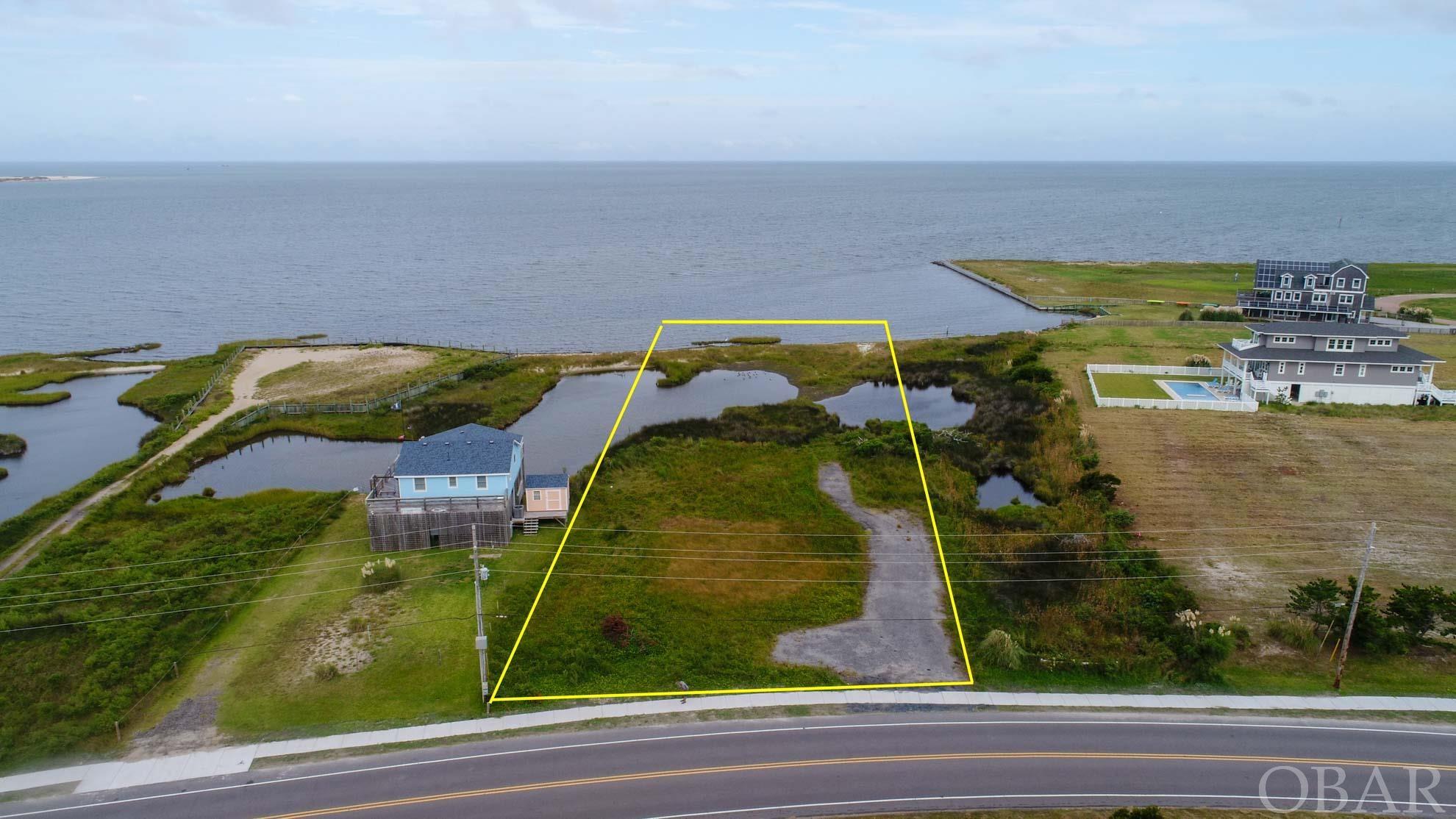 Great opportunity to secure a soundfront parcel perfect for building a small beach house looking over Pamlico Sound with no HOA restrictions.
