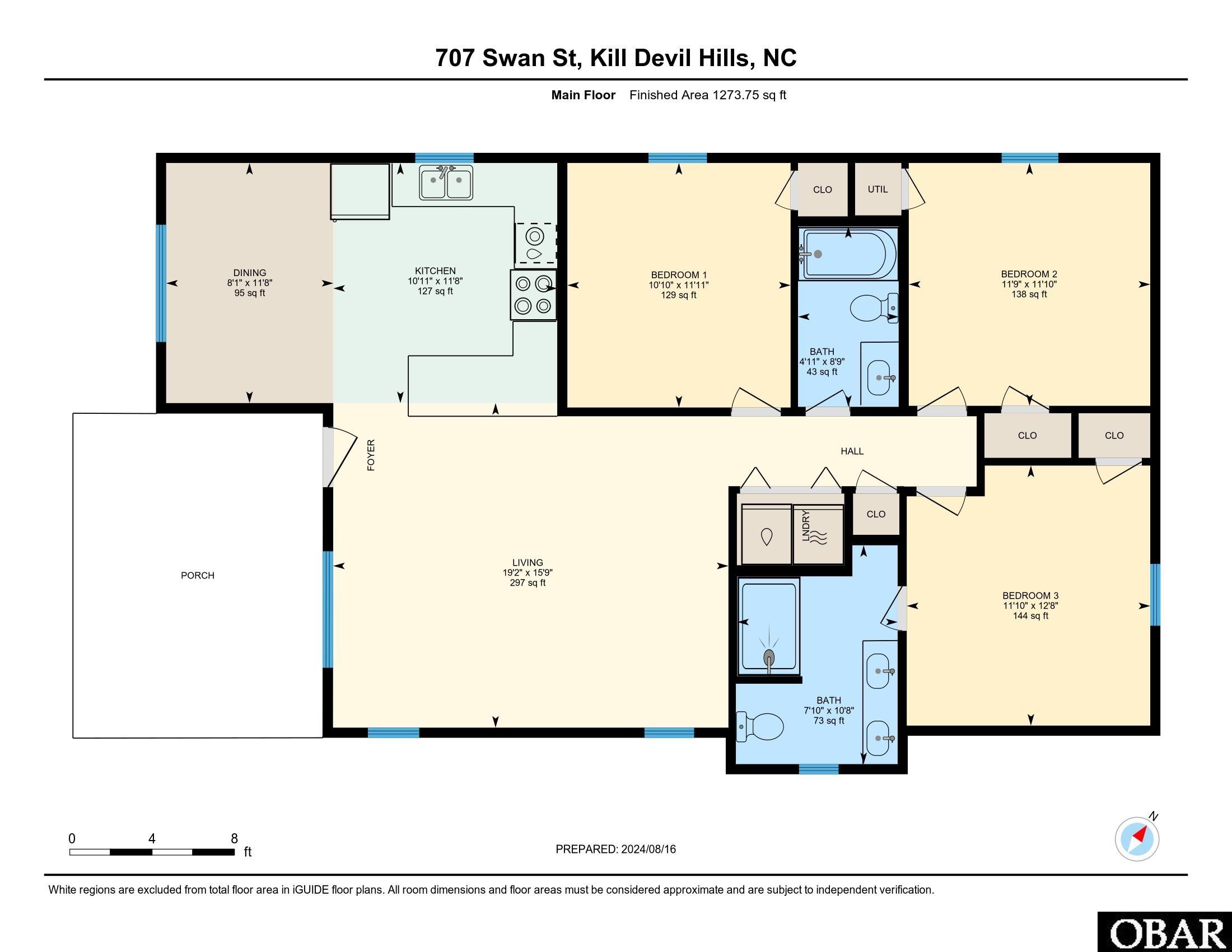 707 Swan Street, Kill Devil Hills, NC 27948, 3 Bedrooms Bedrooms, ,2 BathroomsBathrooms,Residential,For sale,Swan Street,126660