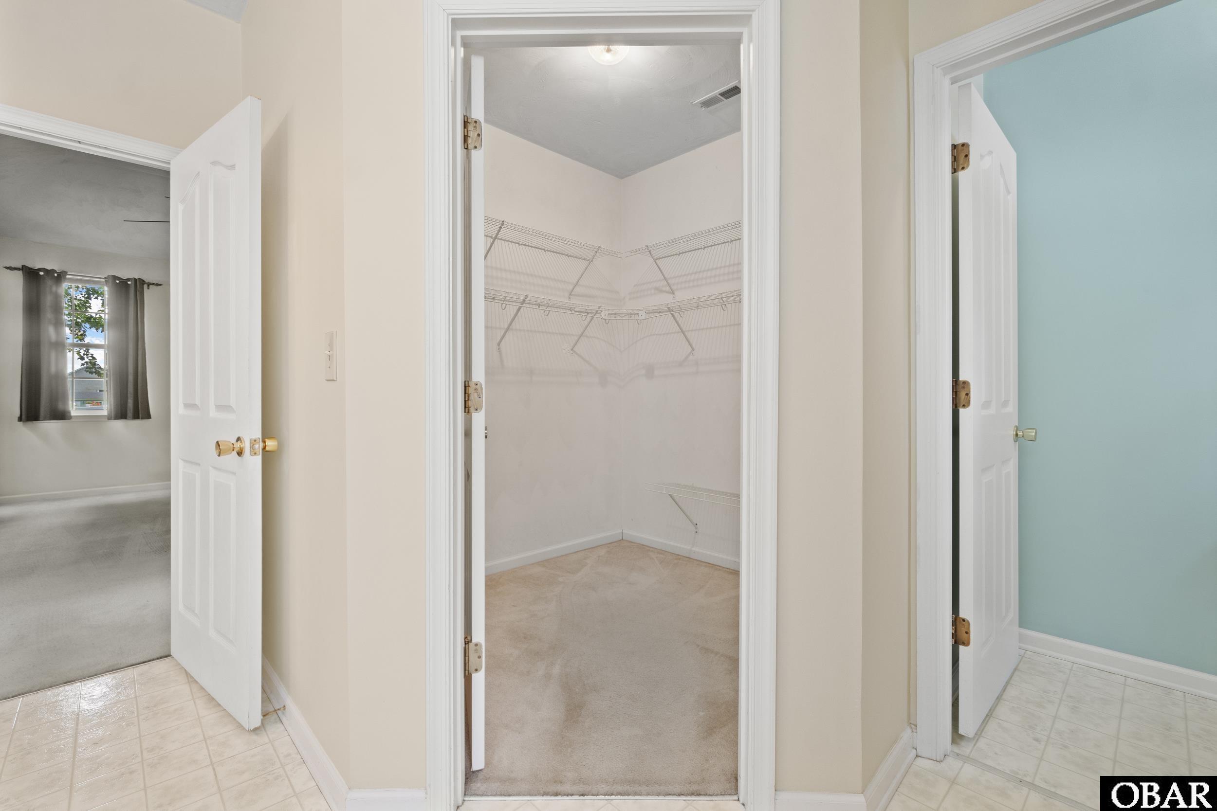 Primary Suite walk-in closet