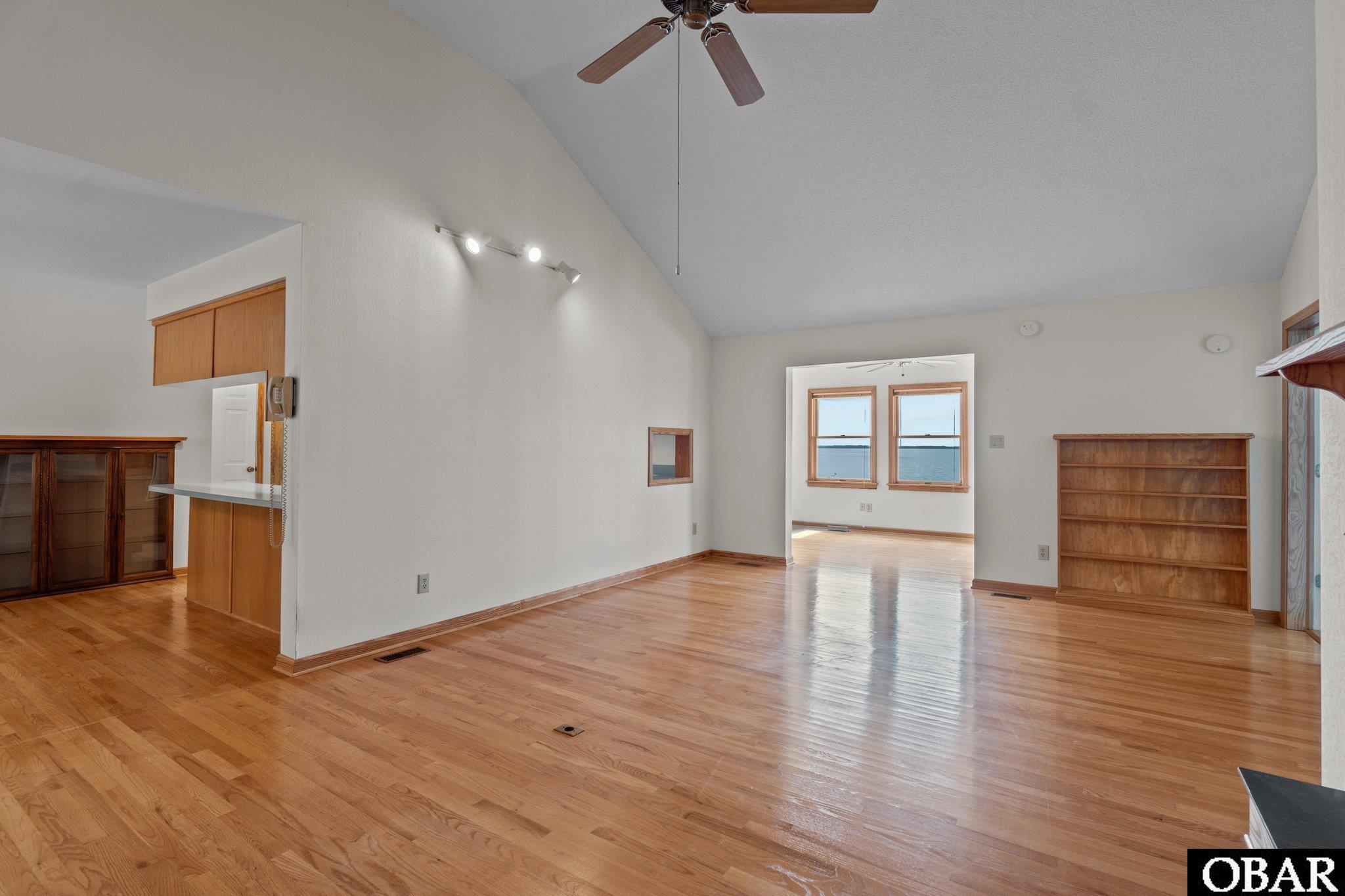 Living Room opening to sun room