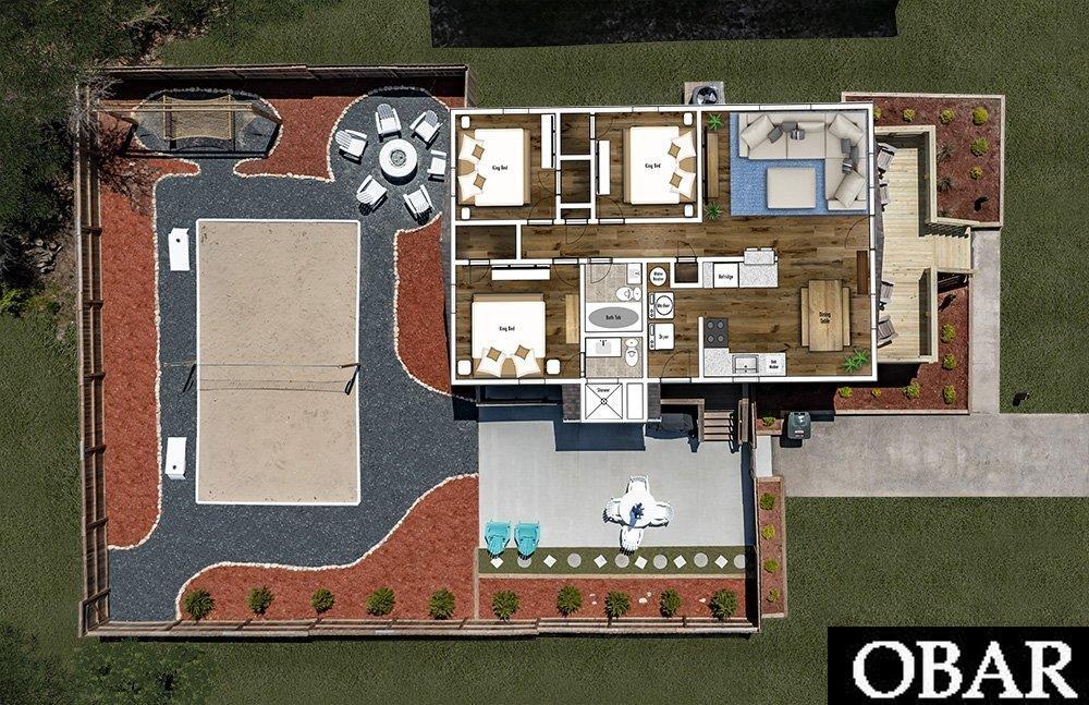 4613 Pompano Court, Nags Head, NC 27959, 3 Bedrooms Bedrooms, ,2 BathroomsBathrooms,Residential,For sale,Pompano Court,127373