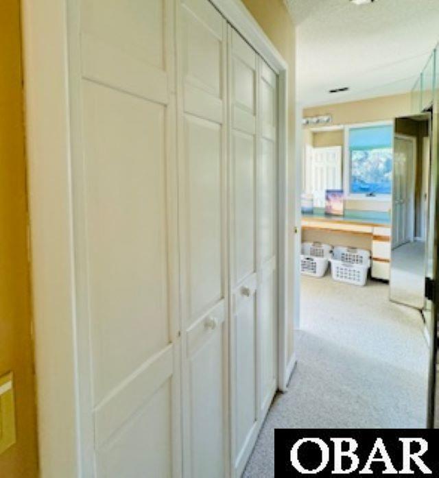 Double closet and TWO Massive walk-ins so big that they both have bunk beds in each for the grands :)