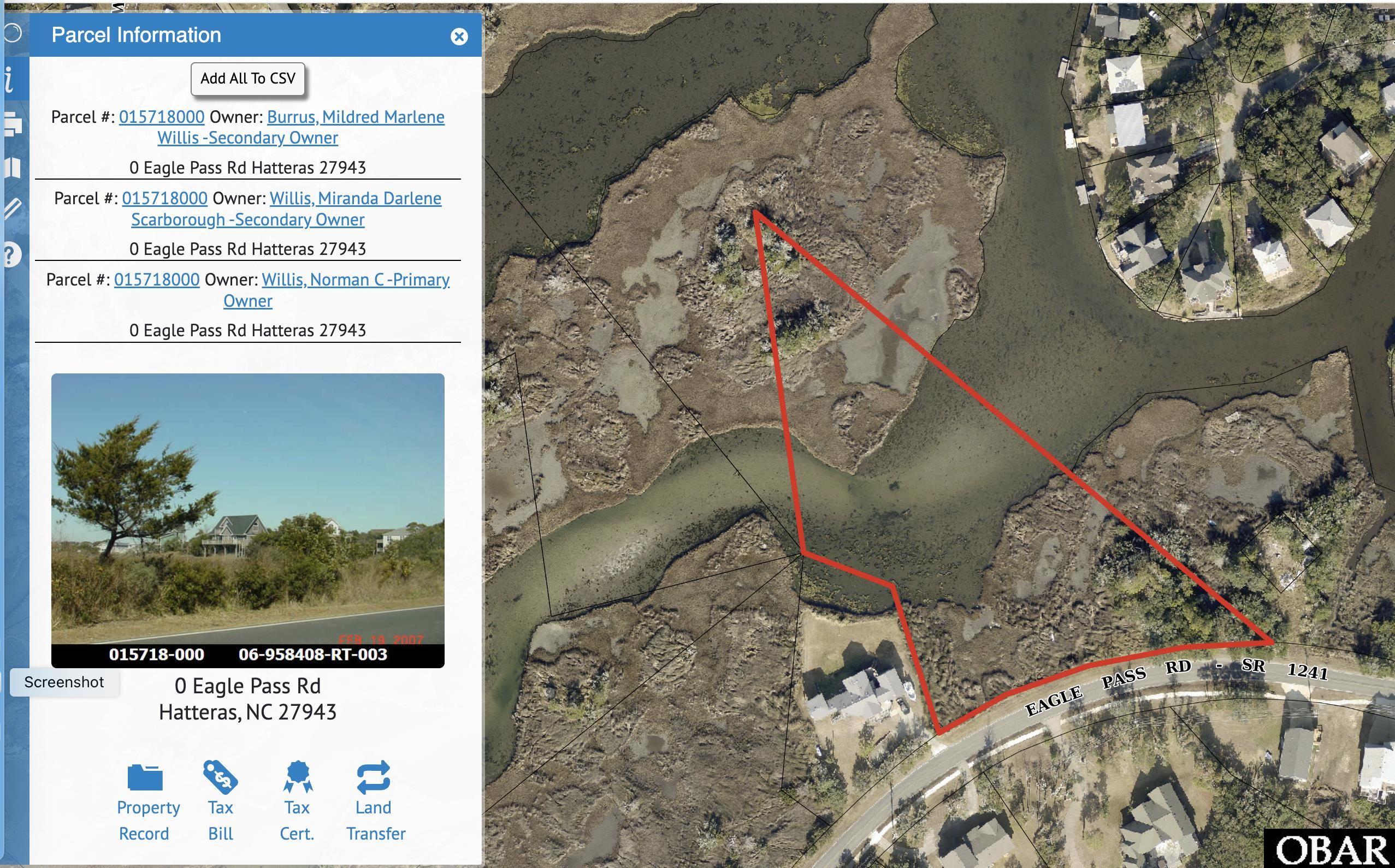 0 Eagle Pass Road, Hatteras, NC 27943, ,Lots/land,For sale,Eagle Pass Road,127484