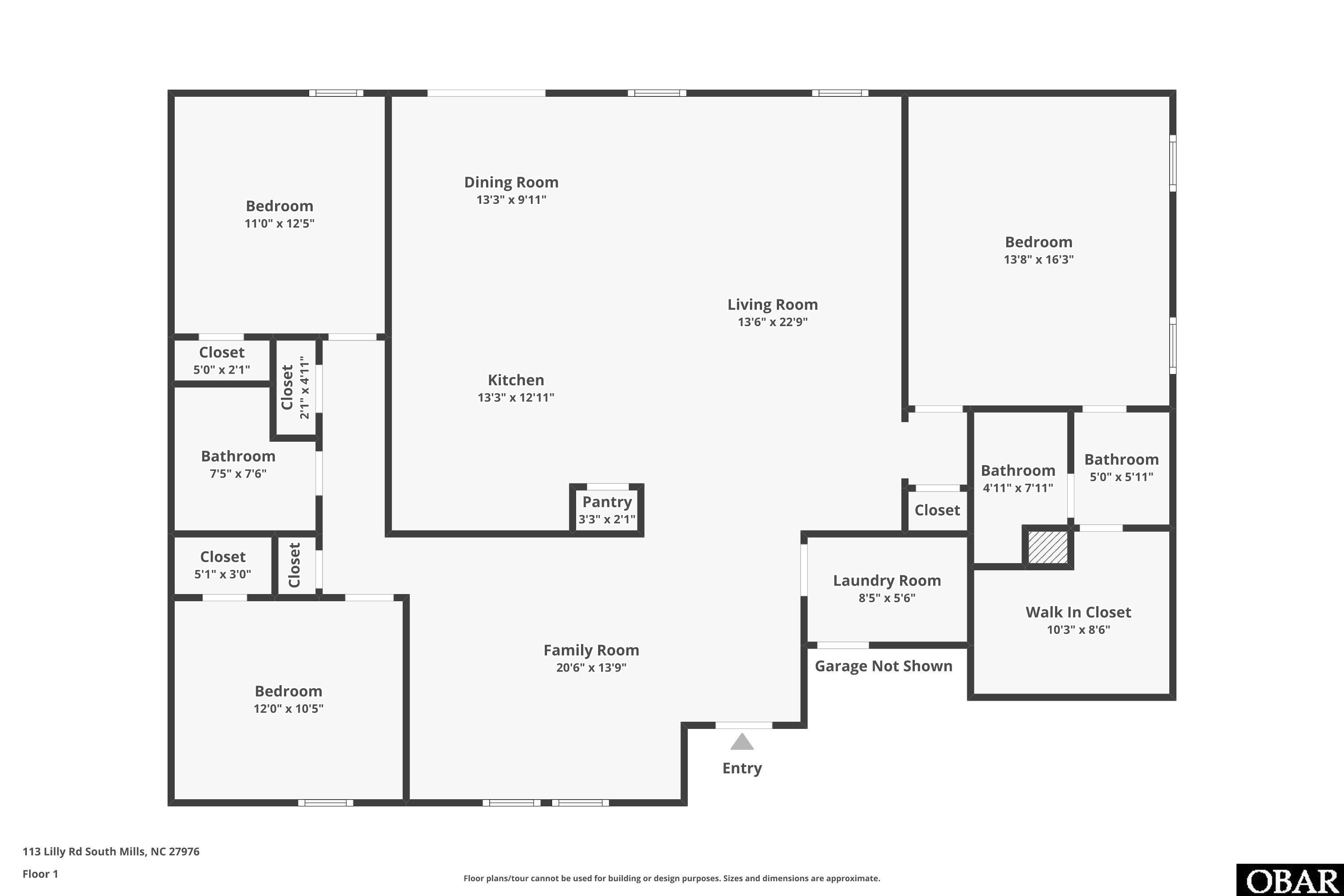 113 Lilly Road, South Mills, NC 27976, 3 Bedrooms Bedrooms, ,2 BathroomsBathrooms,Residential,For sale,Lilly Road,127627