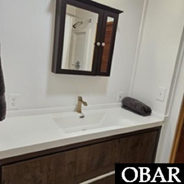 Vanity in bath attached to bedroom#1
