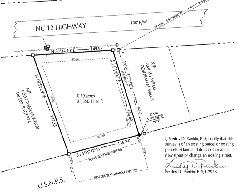 56669 NC Highway 12, Hatteras, NC 27943, ,Lots/land,For sale,NC Highway 12,92820