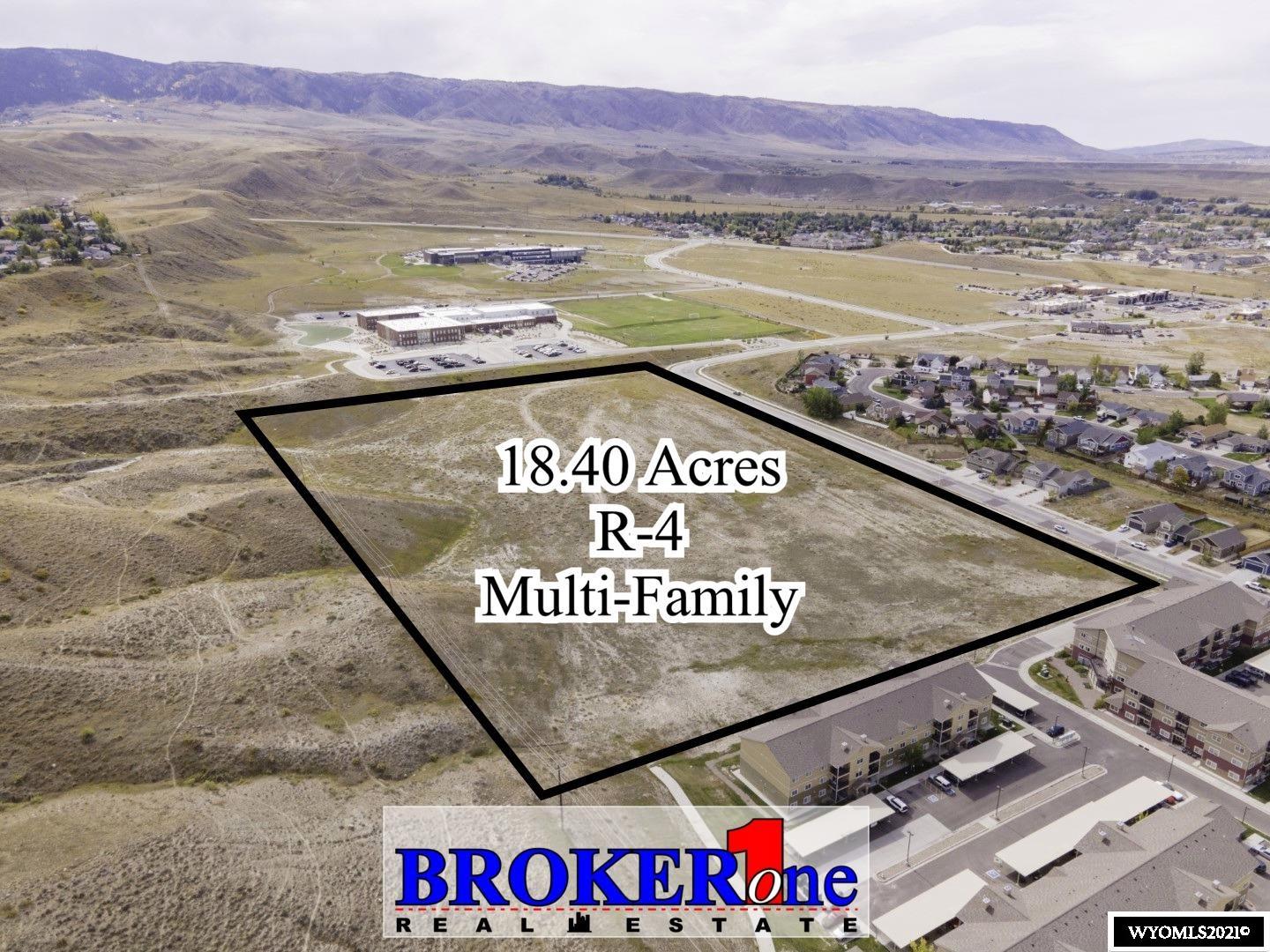 Over 18 acres of fully developed, masterplanned high-density residential land ready for vertical construction.  Traffic generators include Walmart SuperCenter, Studio City at Mesa 10-screen digital theater, City Brew Coffee, Fuzzy’s Tacos, Mesa Primary Care, Reliant Federal Credit Union, McDonald’s, Taco Johns, Aaron’s Rents, AT&T , Casper Orthopedics and the LDS Temple (now under construction) are adjacent to or in close proximity. The Mesa, located in one of the most accessible parts of the city, is a 179-acre mixed use development.  This is one of the very few parcels in Casper that is  entitled for a large multi-family project.  Contact the listing broker for site plan, renderings and floor plans developed for a spec project on this property.