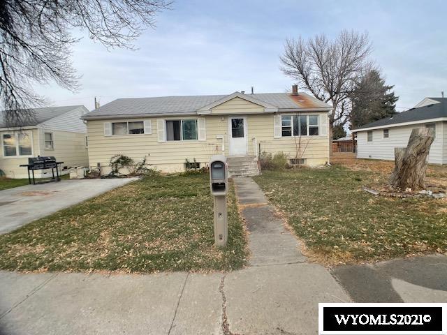 With some love this home could make the perfect forever home.  It has alot to offer with metal siding, close to the schools and park, a private well with sprinkler system and plenty of room for parking.  Home is being sold AS IS, WHERE IS