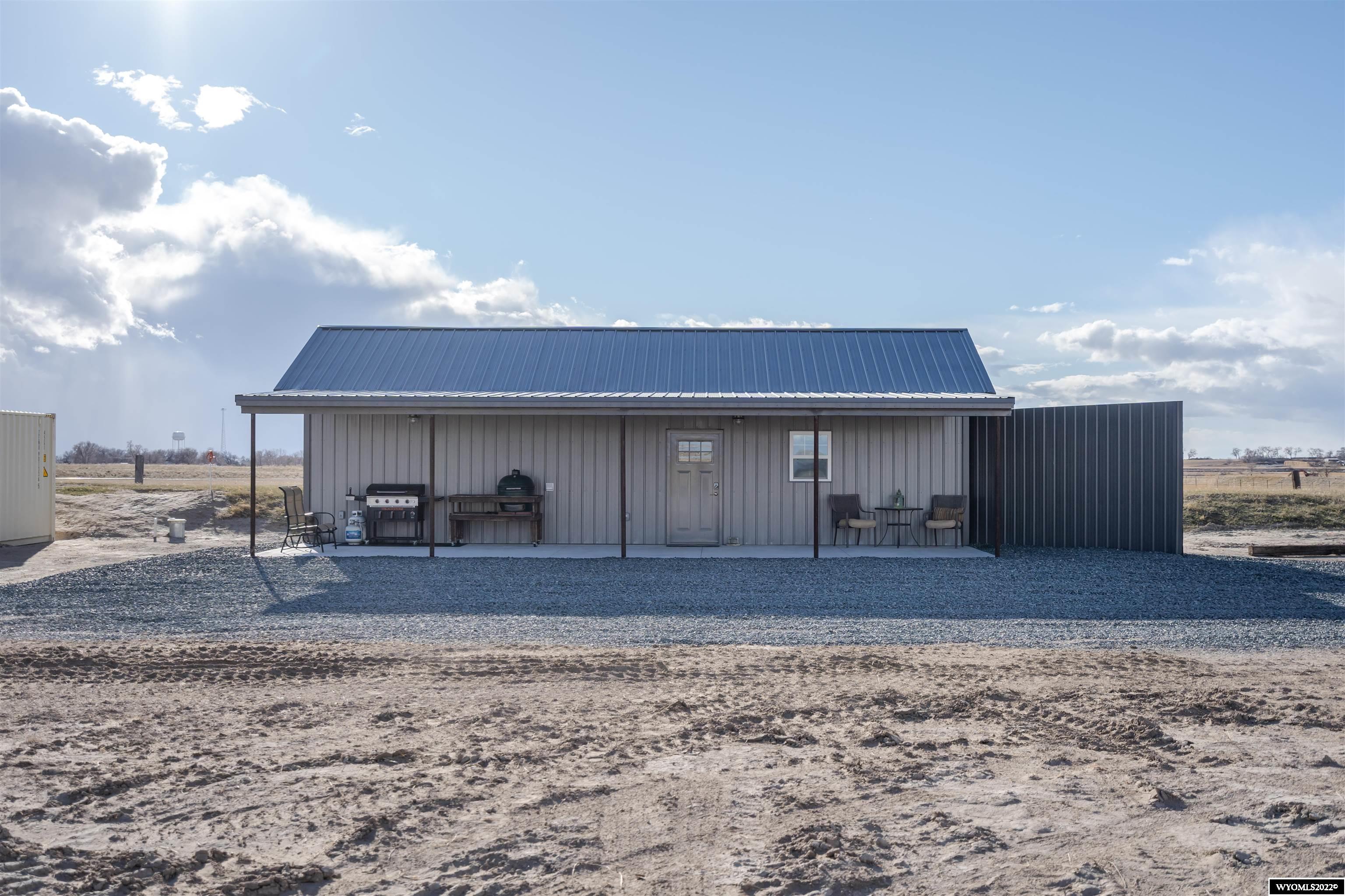 Find the "good life" in Morrill Nebraska on approximately 30 acres with your 1 bedroom, 1 bath custom tiny home. This new construction 1 bedroom, 1 bath stick built home has modern finishes with stainless steel appliances, blue tooth technology, generous ceiling heights to give a spacious but homey feeling. Stay cozy with mini-split duct heating and cooling in each of the main rooms. Enjoy the low maintenance of luxury vinyl plank flooring, metal siding and metal roof. Also available are blueprints and plans for a 2800 sq. ft. custom home with well, pad, electric and septic completed. This property is ready for you to start building your dream home today as all the major infrastructure work has been completed. Once your dream build is complete you will have a beautifully appointed mother-in-law suite for any of your longer term guests.