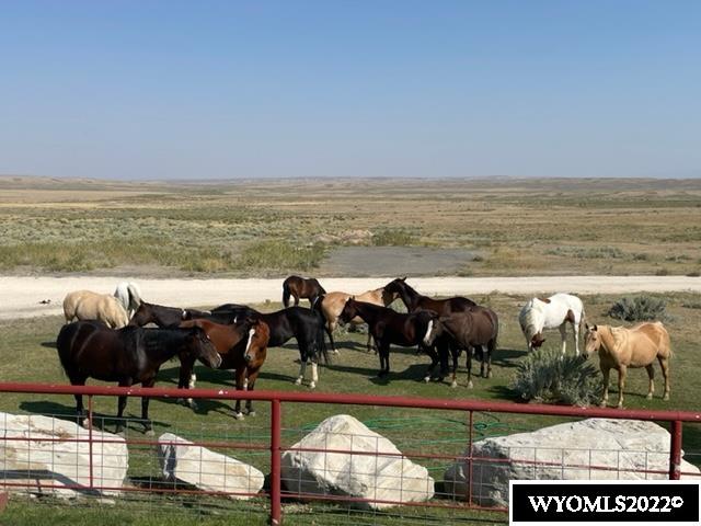 The Wing Ranch South of Natrona, Wyoming is a 5 generational cattle ranch approximately 35 miles west of Casper, Wyoming located at the end of Natrona Road. It offers 4,997 Deeded acres, a BLM lease of 8,809 acres & a State lease of 640 acres for a total acreage of 14,446 acres + or -.  This year-round cattle ranch offers views of many of the surrounding mountain ranges including Casper Mountain. The land is contiguous and has perimeter and interior fence lines providing a number of divided pastures. The South Fork of Casper Creek flows through the ranch.  The ranch includes water rights with a priority date of 4/20/1909 that fills a reservoir.  In addition to this, there are numerous stock ponds & 2 artesian wells. The ranch has 3 homes & each home has its own water well.  There is a 2010 heated 30 X 60 metal shop with a cement floor & three 14’ high doors. There are also corrals that have several pens including a holding area and small pasture. Also included in the sale are income producing Bentonite mining claims. Listed at $4,900,000. For more information or for your personal tour call Angela Kay Haigler with Stratton Real Estate 307-258-2951. Interactive Map -  https://mapright.com/ranching/maps/3d619f83ec72f7d4ca4844c52bf517e6/share