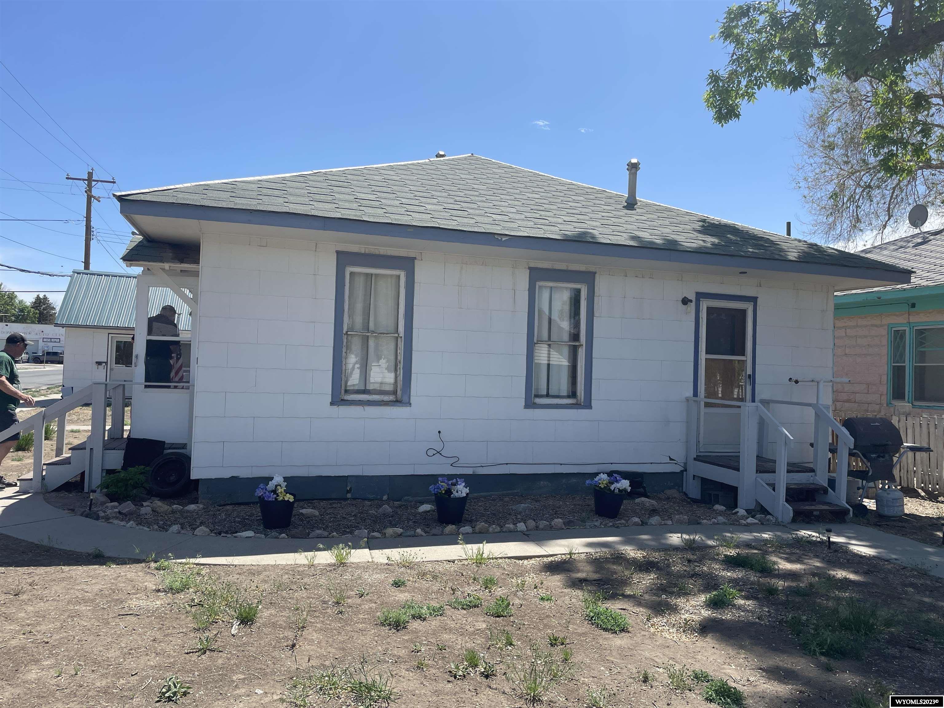 Income generating property. Three units plus a storage unit. These units are great for a single person or a couple. Each unit has a front and back entrance. Some updates have been made. The third  unit could be converted into another living unit. Units are clean. SOLD AS IS NO REPAIRS