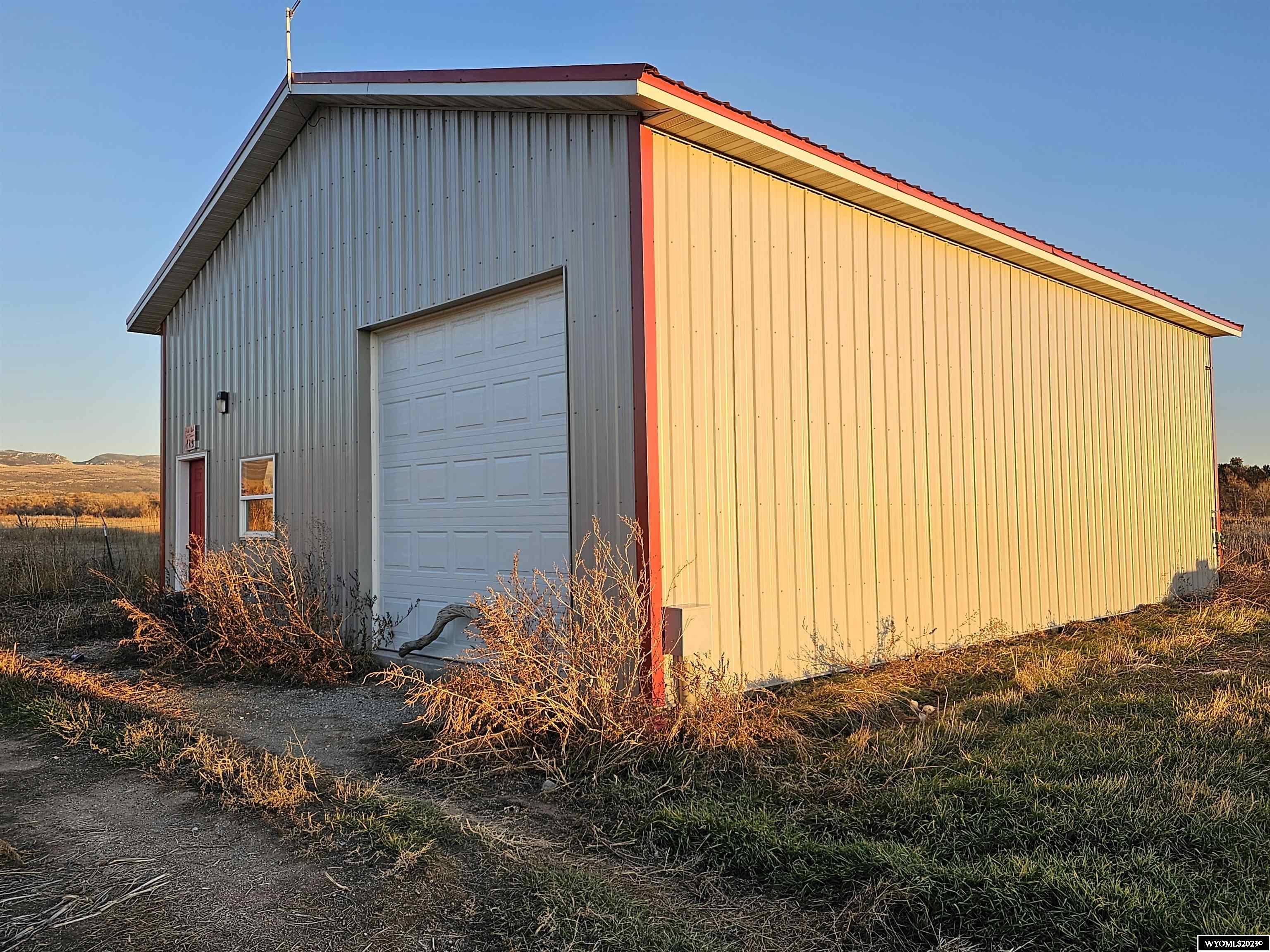 30' x 40' Pole Building Built in 2018 with 1/2 Bathroom. Building has electricity. Perfect spot to build your dream home in Hyattville or turn the shop into a hunting cabin