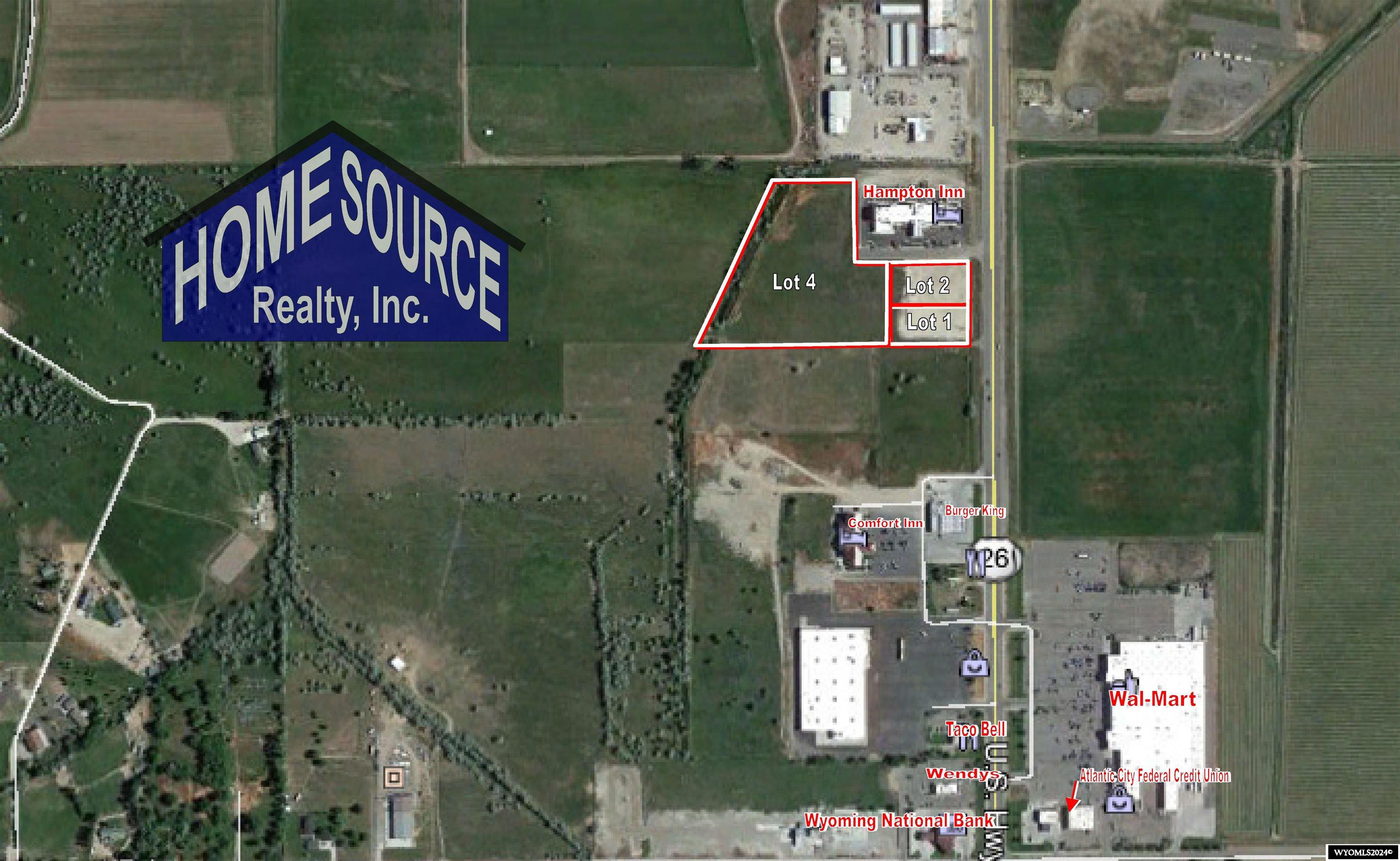 Prime Commercial Land!  Lots 1, 2, and 4 of the Highway 789 Subdivision are located just south of the Hampton Inn.  These lots are available for purchase individually, or as a package.  Lots 1 and 2 are each over an acre and feature Highway 789 frontage.  Lot 4 is 7.75 acres and is just off of the highway frontage.  City water and sewer is available for all three lots.