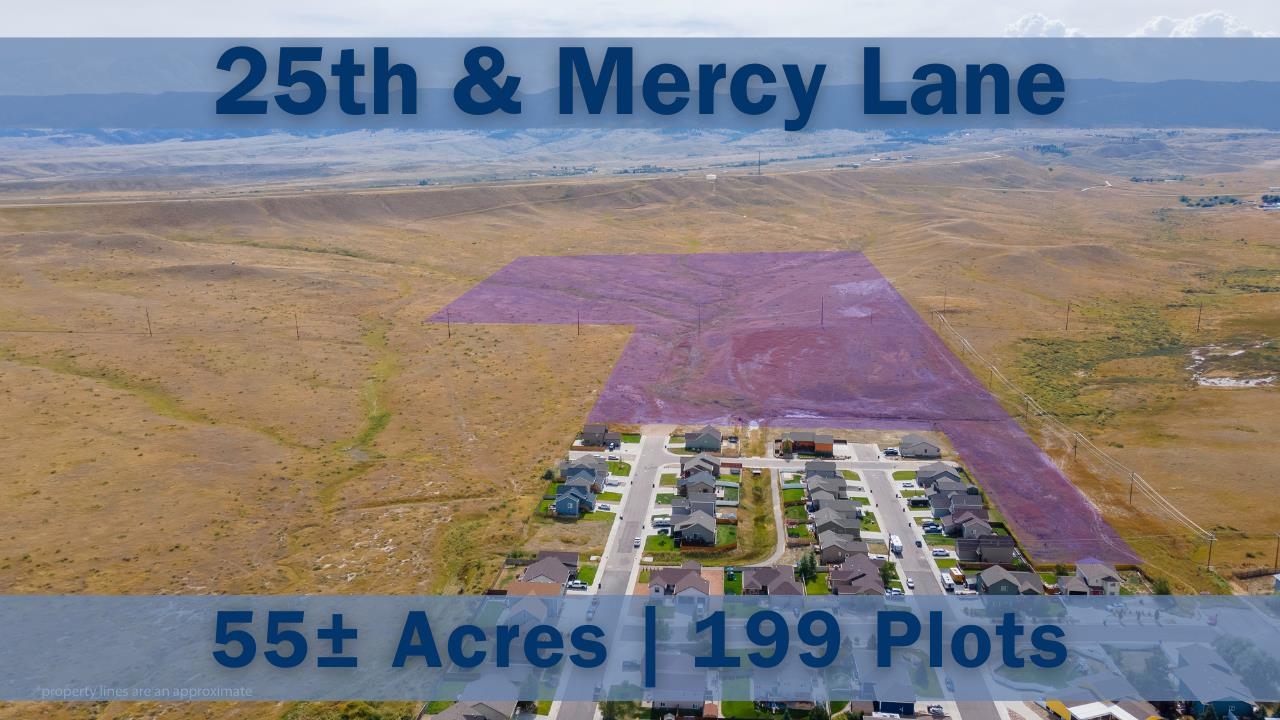 Investors & Developers—Don’t Miss This Residential Development Opportunity in Casper, WY! Located on the south side of Casper, this 55-acre subdivided property is primed for residential development. With 199 approved lots, zoning for single-family homes (R2) and townhomes/twin homes (R3), and access to power, water, and sewer, this is an opportunity for developers ready to meet the growing demand for housing in the Casper area.  Property Highlights: 199 Pre-Approved Residential Lots – Ideal for single-family homes & townhomes Utilities Available – Power, water, & sewer ready for future development Prime Location – Minutes from Casper Mountain, Hogadon Ski Resort & downtown Casper Development-Ready – Zoned R2 & R3, allowing for a mix of housing options Strong Investment Potential – Subdivision is ready for a full-scale residential project  Why Invest in This Property? No need for extensive rezoning or approvals – Fast-track development timelines Expanding housing demand in Casper, making this a high-value opportunity Stunning views of Casper Mountain, adding value for future homeowners This property is ideal for developers looking to build out an entire residential community or investors seeking long-term appreciation in a high-growth area. Serious inquiries only. Contact Derek Zarello at 307.337.9282 with United Country Real Estate | Zarello Land & Legacy for more details or to schedule a site tour.