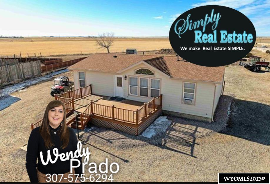 120-Acre Farm and Ranch Property – 2945 State Highway 154, Veteran, WY.  Located just 13 miles southwest of Torrington, WY, this exceptional 120-acre property offers the perfect setup for farming, ranching and peaceful rural living. With highway access and extensive features, this property is ready to support your agricultural and lifestyle needs.  110 irrigated crop acres currently raising alfalfa. Fully fenced acreage, including rangeland suitable for cattle and horses. Equipped with a pivot and side-roll sprinklers for efficient irrigation.  The property also houses a 2010 modular home in excellent condition featuring 2 bedrooms and 2 bathrooms. Next to the home is a large equipment shop with an additional tool room. Corrals included for livestock management.  This is in a prime location with easy access via State Highway 154. This property combines productive farmland with the infrastructure needed for a thriving operation or a serene country lifestyle. Don’t miss this opportunity to own a turn-key farming and ranching property in the heart of Wyoming’s agricultural region. Schedule a viewing today! Call Wendy Prado at 307-575-6294.