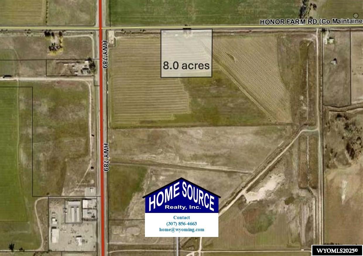Large Commercial lot in Eastern Shoshone Business Park.  Located in the north end of the Eastern Shoshone Business Park, adjacent to Honor Farm Road, this 8.0 acre parcel is available for Commercial development.  This premium site will be located near shopping, dining and medical options and is available to be connected to city utilities.  Current zoning allows for a variety of commercial development options: whether you’re looking to build a hotel, restaurant, retail shopping center, or some other commercial development.  Purchase is contingent on survey and replat approval by City of Riverton.  Contact David Kellner at 307-851-4629 for more details.