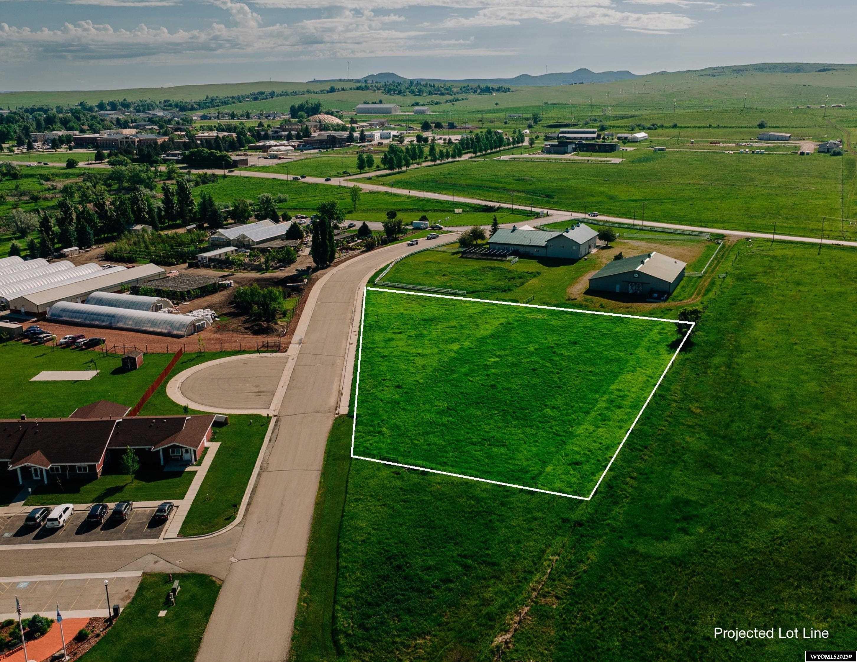 Developers take note. They aren’t making any more land so here is your opportunity to own 1.5+ acres suitable for business or high density housing. This buildable lot is near Sheridan Community College, and the walking paths and offers an amazing view of the Big Horn Mountains.  Conveniently, located on College Meadows just off of Coffeen Ave. Take a look today. Or visit www.collegemeadow.com  Sale subject to survey, and final plat approval by the city of Sheridan.  All measurements are approximate.DIRECTIONS: Head South on Coffeen Ave, turn right on College Meadow Dr, (next to Landon's) property is immediately on the left.