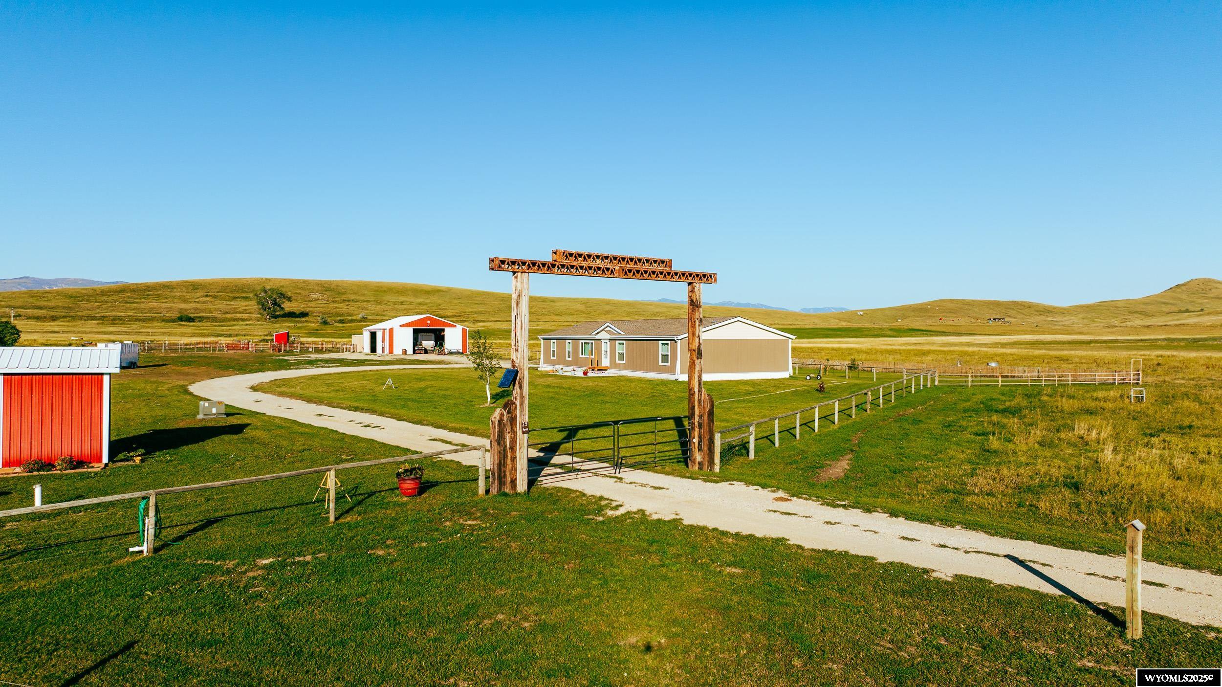 New price for this premier gentleman's ranch! Located only 6 miles from the Big Horn Equestrian Center and only one mile from I-90. Opportunities are endless with this location and available acreage. Property offers the perfect balance of productive agriculture, with hay production and grazing, while also offering great opportunities for the equestrian enthusiast. Ideal location for a horse motel, guest polo players, or just productive farming with a total of 134 deeded acres and 85 irrigated acres. The improved meadows and irrigation system, along with valuable 1888 water rights, contribute to maximum yields of hay production. Improvements consist of a 4BR/2BA home, large Morton Barn/Shop, and diligently designed pipe corals. Horse corrals, complete with a Thermosink waterer, plus extensive continuous fencing, making ideal horse pastures. This highly desired location offers great mountain views and convenient access to the communities of Big Horn, Story, Sheridan and Buffalo. All Equestrians must see!!! Move in ready!!!